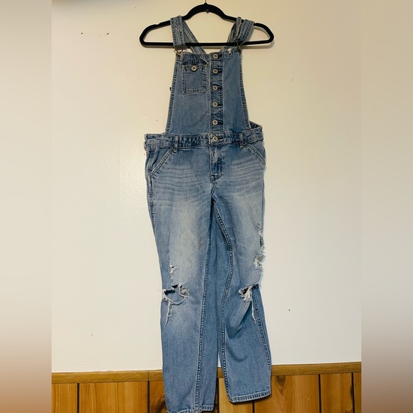 Hollister Denim - Hollister Light Blue Denim Overalls